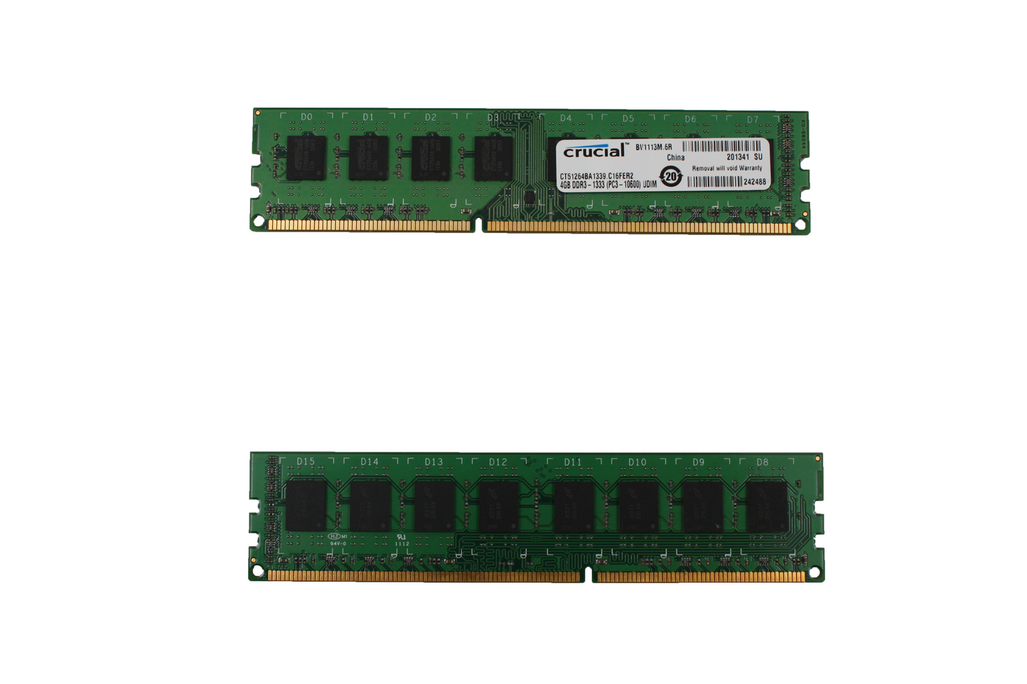 4 GB PC3 10600U (stasjonær)