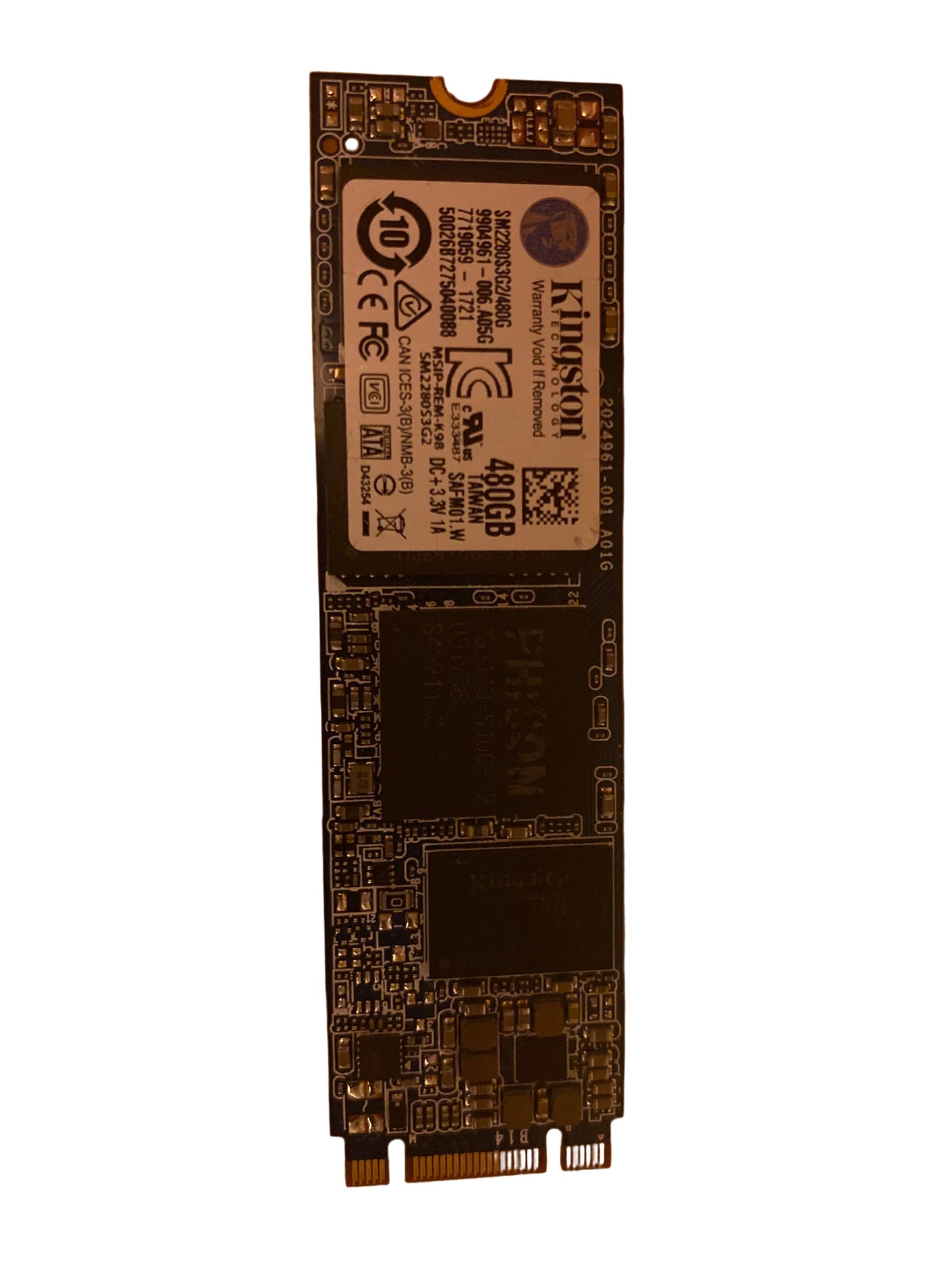 M.2 SATA SSD 480GB