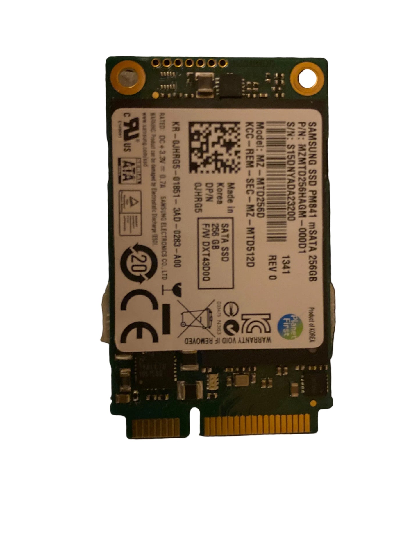 mSATA SSD 256GB