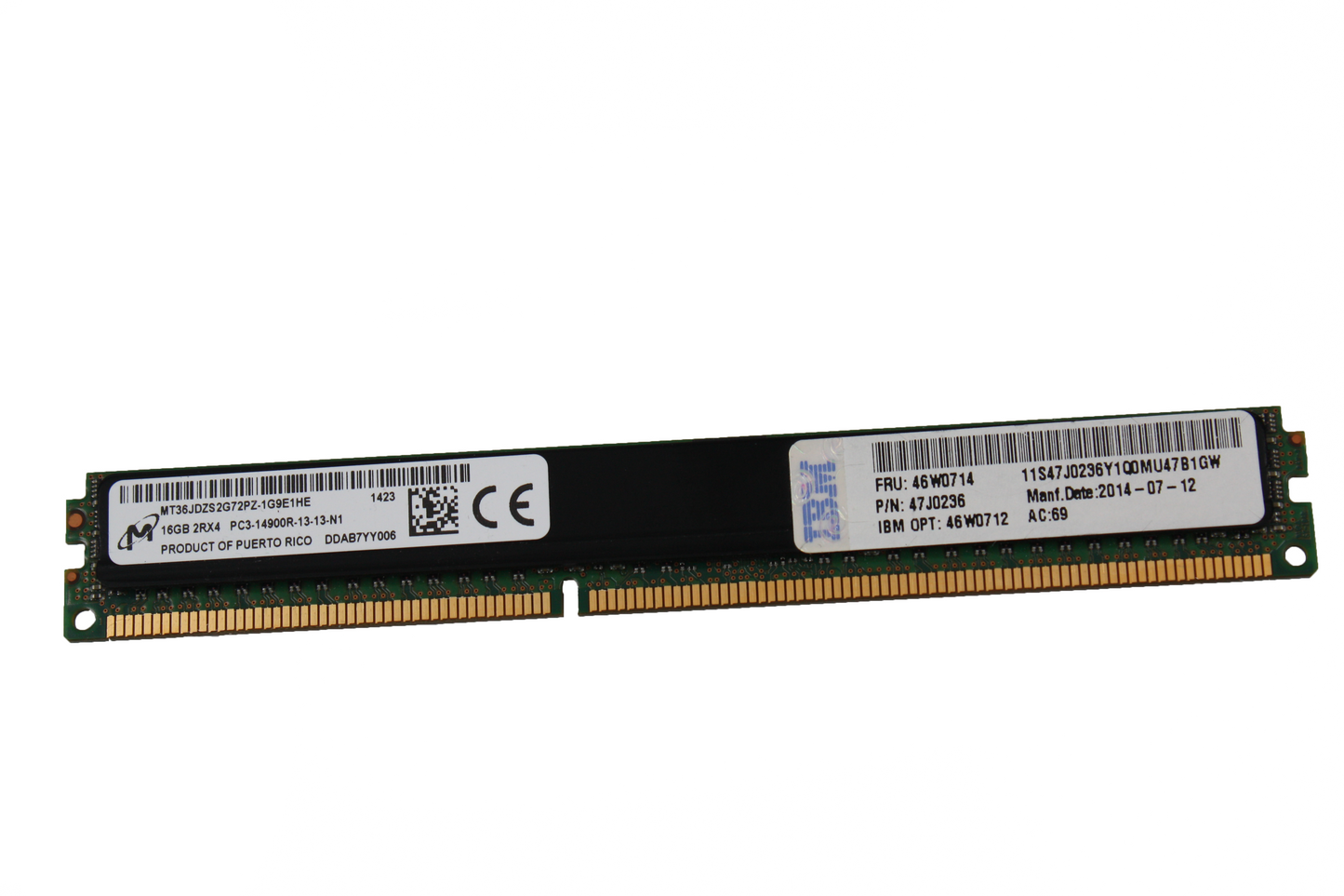 16 GB PC3 14900R (server, very low profile)