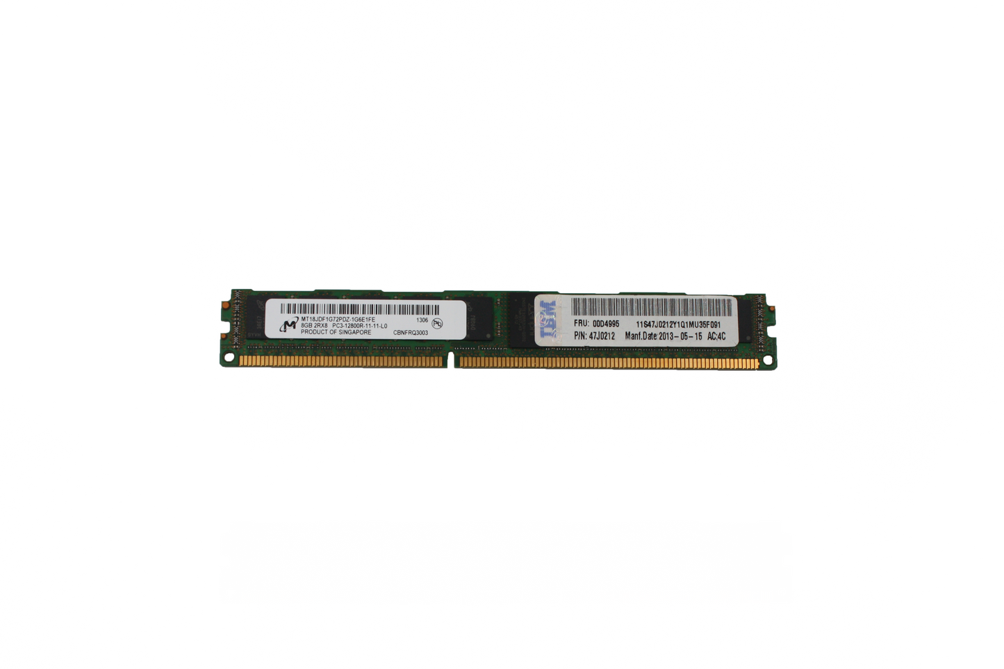 8 GB PC3 12800R (server RAM)