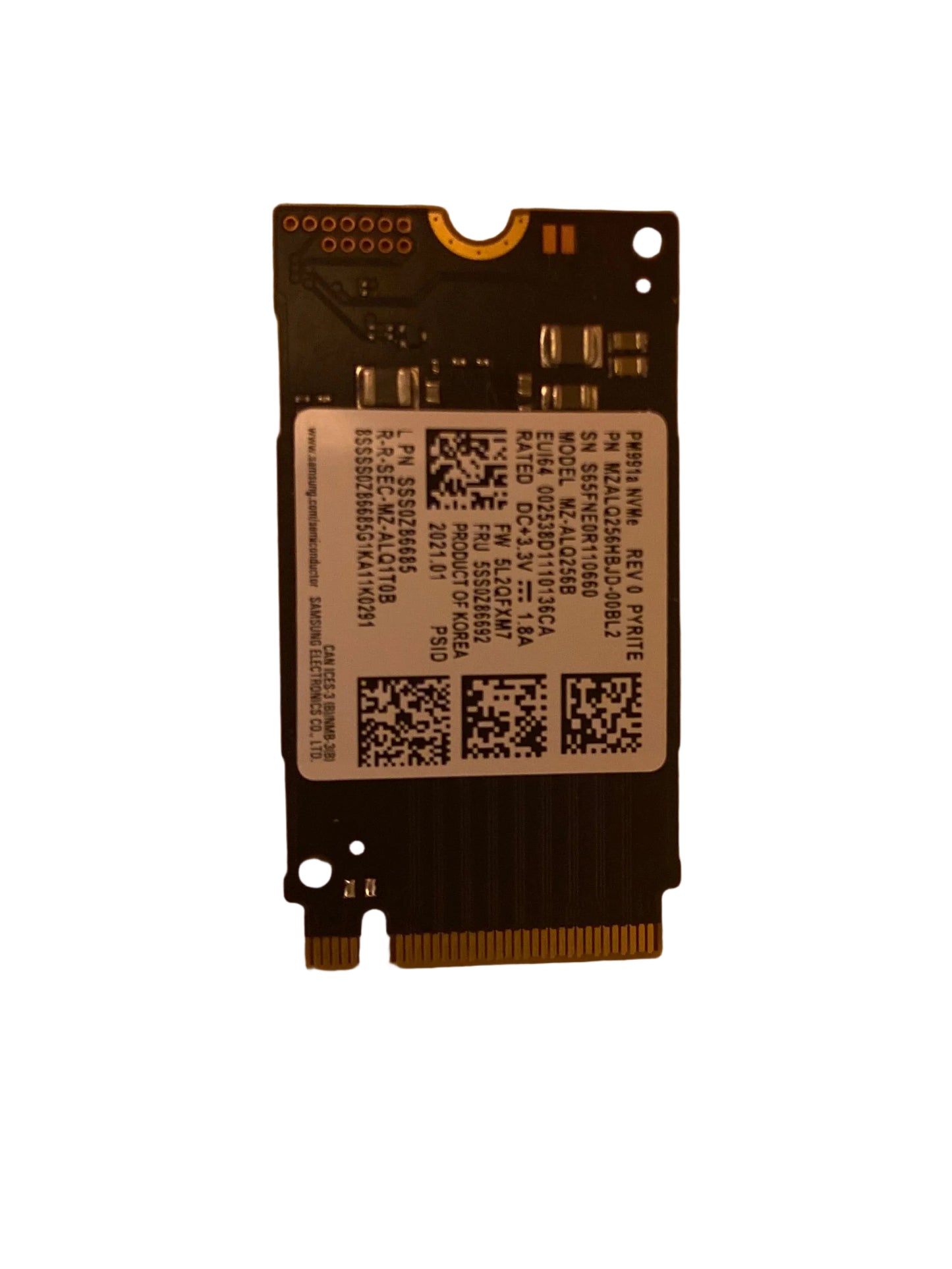 M.2 2242 NVME 256GB