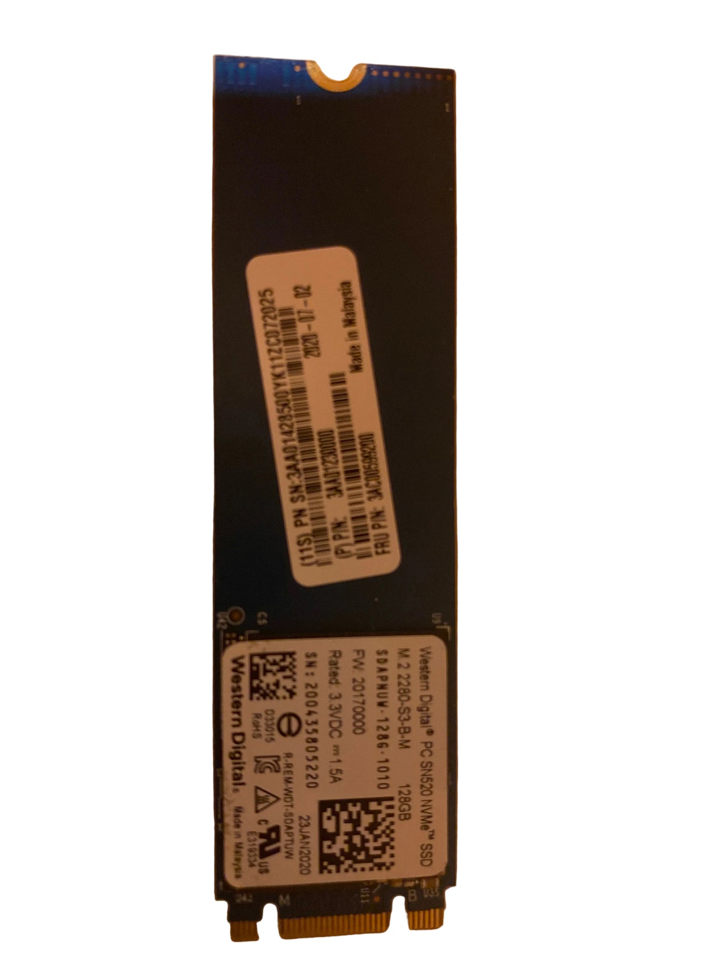 M.2 2280 NVME (B+M KEY) 128GB