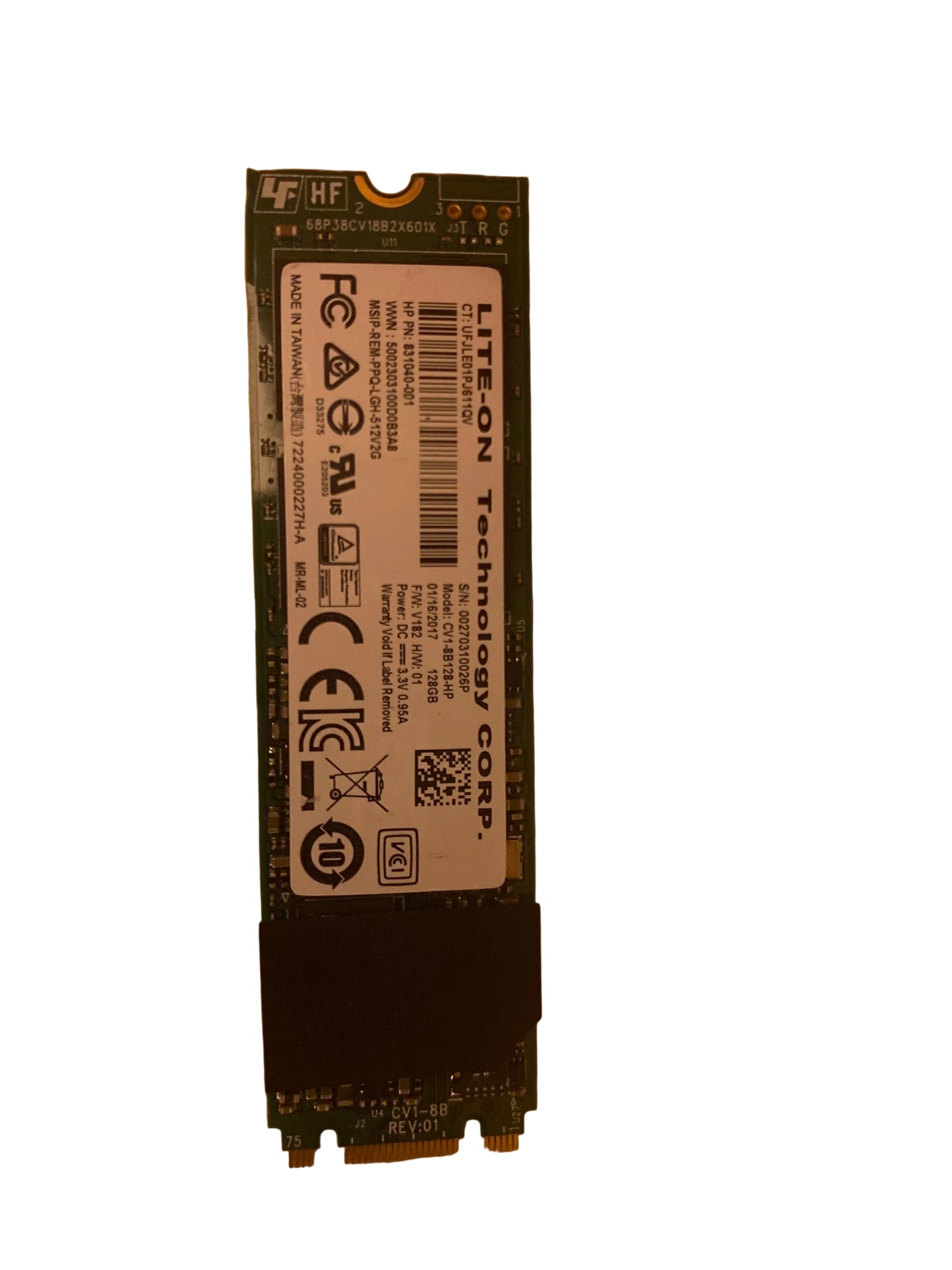 M.2 SATA SSD 128GB