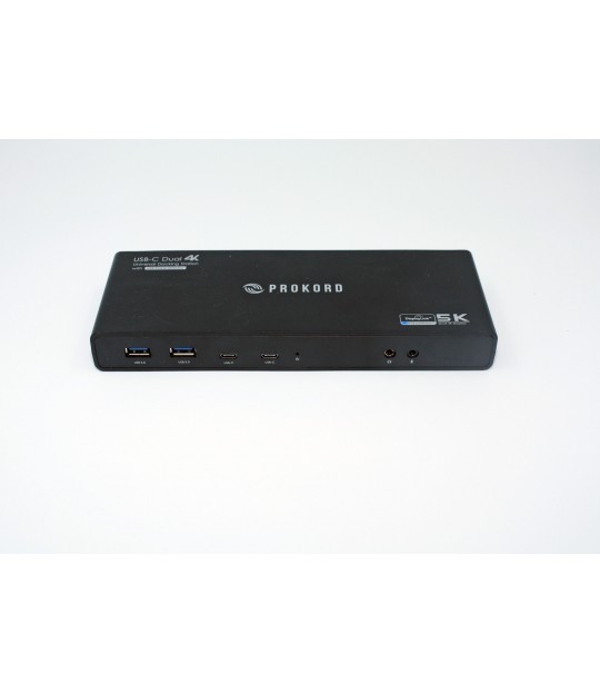 Prokord universal dokkingstasjon USB-C 5K Dual Monitor 100W